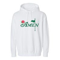 Amen Master Golf Azalea Tournament Pink Golfing Garment-Dyed Fleece Hoodie