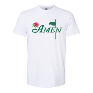 Amen Master Golf Azalea Tournament Pink Golfing Softstyle CVC T-Shirt