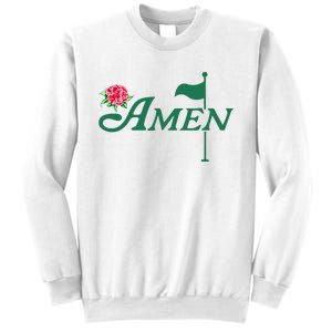 Amen Master Golf Azalea Tournament Pink Golfing Sweatshirt