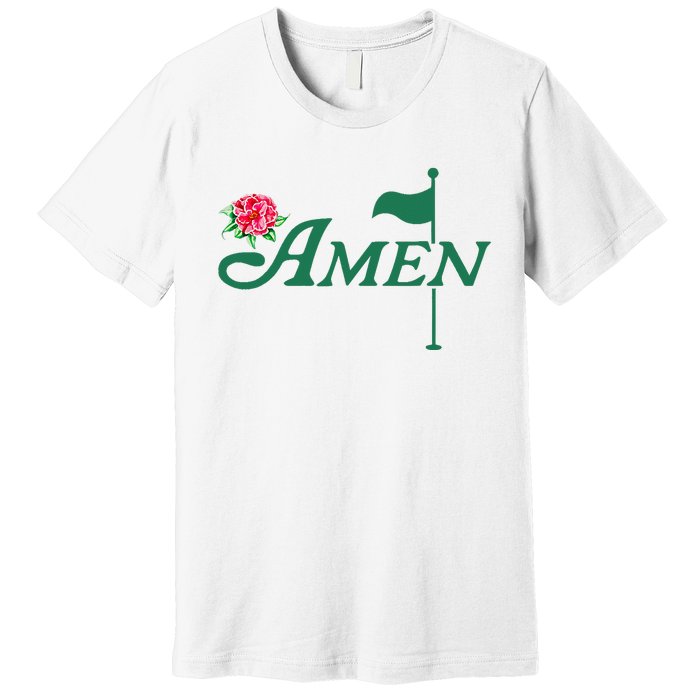 Amen Master Golf Azalea Tournament Pink Golfing Premium T-Shirt