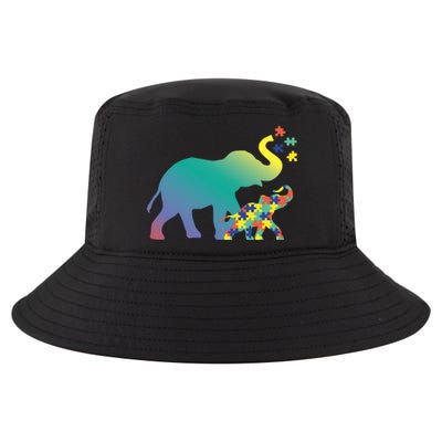 Autism Mom Gift Design Autism Awareness Elephant Cool Comfort Performance Bucket Hat