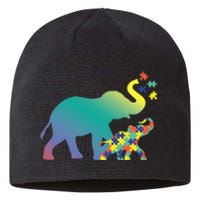 Autism Mom Gift Design Autism Awareness Elephant Sustainable Beanie