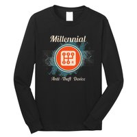 Automotive Millennial Gear Shift Anti Theft Vehicle Long Sleeve Shirt