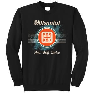 Automotive Millennial Gear Shift Anti Theft Vehicle Sweatshirt