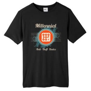 Automotive Millennial Gear Shift Anti Theft Vehicle Tall Fusion ChromaSoft Performance T-Shirt