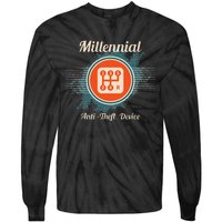 Automotive Millennial Gear Shift Anti Theft Vehicle Tie-Dye Long Sleeve Shirt