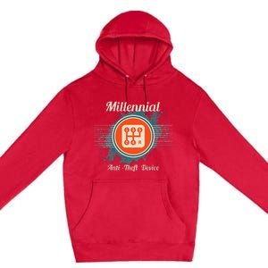 Automotive Millennial Gear Shift Anti Theft Vehicle Premium Pullover Hoodie