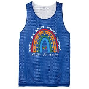 Autism Meaningful Gift Respect Love Support Autism Awareness Gift Mesh Reversible Basketball Jersey Tank