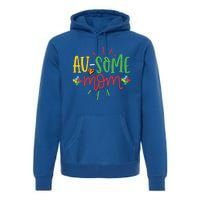 Augiftsome Mom Graphic For Mother Of Autistic Autism Meaningful Gift Premium Hoodie