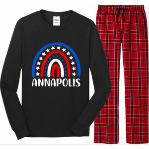 Annapolis Maryland Gift I Love Annapolis Usa Gift Long Sleeve Pajama Set