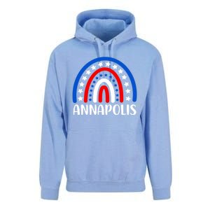 Annapolis Maryland Gift I Love Annapolis Usa Gift Unisex Surf Hoodie