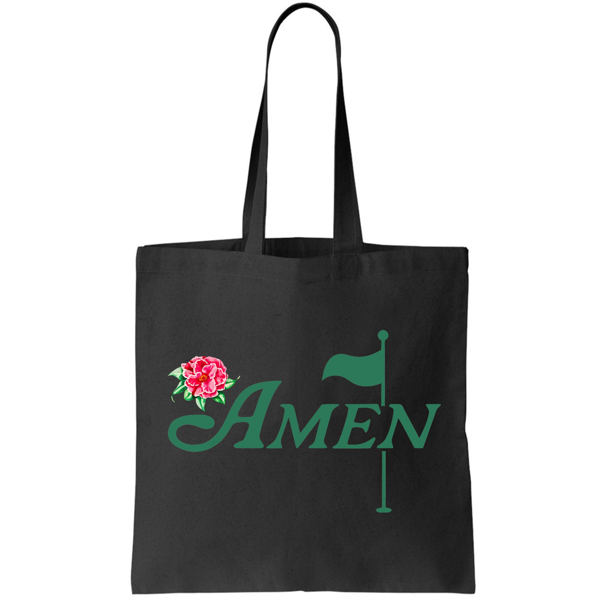 Amen Master Golf Azalea Tournament Pink Golfing Girl Flower Bag