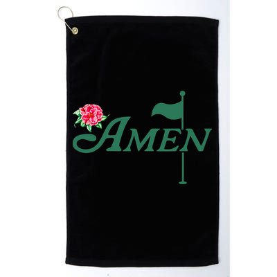 Amen Master Golf Azalea Tournament Pink Golfing Girl Flower Golf Towel