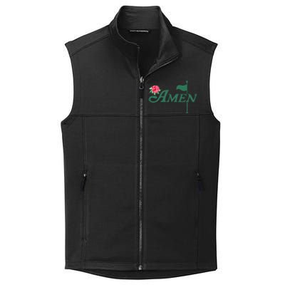 Amen Master Golf Azalea Tournament Pink Golfing Girl Flower Collective Smooth Fleece Vest