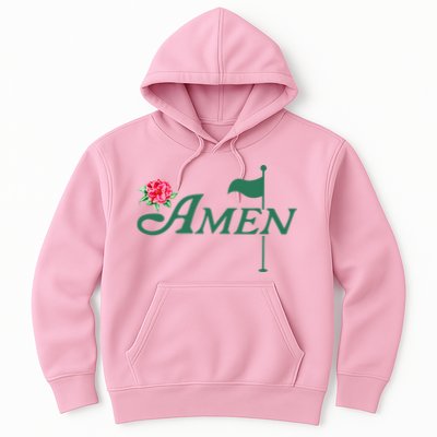 Amen Master Golf Azalea Tournament Pink Golfing Girl Flower Hoodie