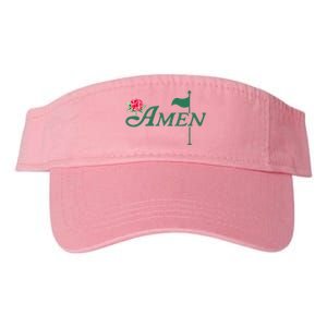 Amen Master Golf Azalea Tournament Pink Golfing Girl Flower Valucap Bio-Washed Visor