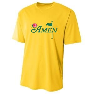 Amen Master Golf Azalea Tournament Youth Performance Sprint T-Shirt