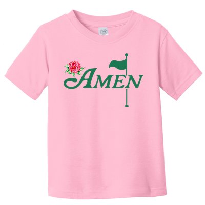 Amen Master Golf Azalea Tournament Toddler T-Shirt