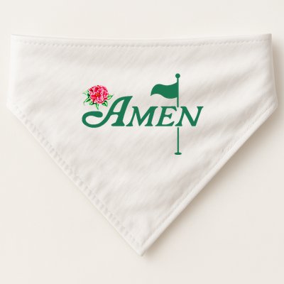 Amen Master Golf Azalea Tournament USA-Made Doggie Bandana