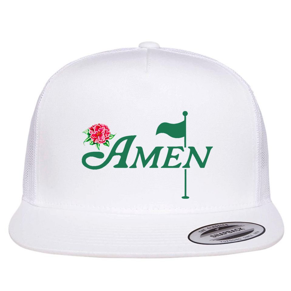 Amen Master Golf Azalea Tournament Flat Bill Trucker Hat