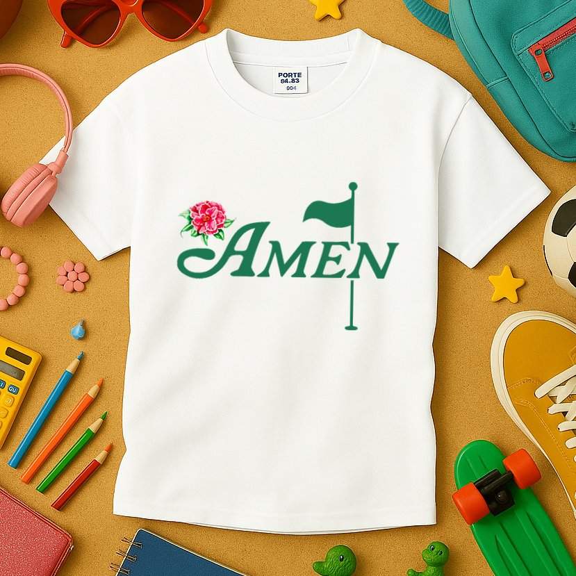 Amen Master Golf Azalea Tournament Kids T-Shirt