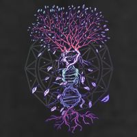 Abstract Madala Geometric Dna Tree Life Gift Esoteric Geometry Gift 7 Panel Mesh Trucker Snapback Hat