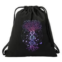 Abstract Madala Geometric Dna Tree Life Gift Esoteric Geometry Gift Drawstring Bag