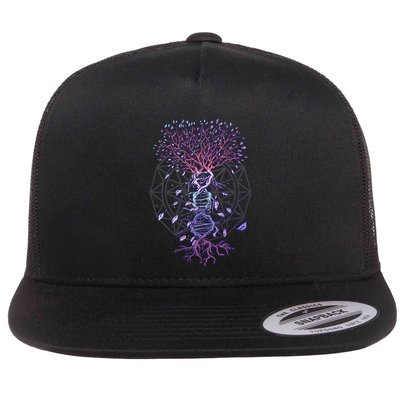 Abstract Madala Geometric Dna Tree Life Gift Esoteric Geometry Gift Flatbill Hat