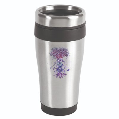 Abstract Madala Geometric Dna Tree Life Gift Esoteric Geometry Gift 16oz Travel Tumbler