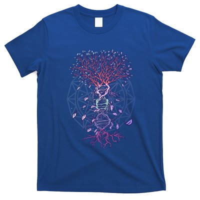 Abstract Madala Geometric Dna Tree Life Gift Esoteric Geometry Gift T-Shirt