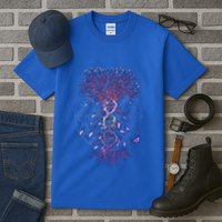 Abstract Madala Geometric Dna Tree Life Gift Esoteric Geometry Gift Tall T-Shirt