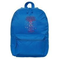 Abstract Madala Geometric Dna Tree Life Gift Esoteric Geometry Gift 16 in Basic Backpack