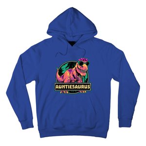 Auntiesaurus Meaningful Gift T Rex Auntie Saurus Dinosaur Aunt Gift Hoodie