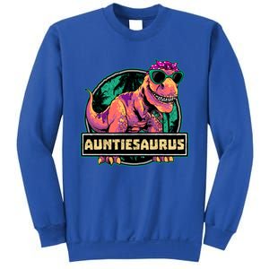 Auntiesaurus Meaningful Gift T Rex Auntie Saurus Dinosaur Aunt Gift Sweatshirt