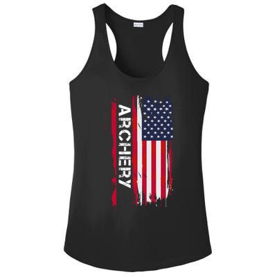 Archery Meaningful Gift Ladies PosiCharge Competitor Racerback Tank