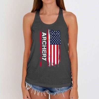 Archery Meaningful Gift Women's Knotted Racerback Tank