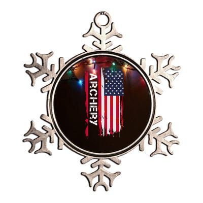 Archery Meaningful Gift Metallic Star Ornament