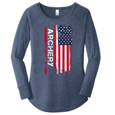 Archery Meaningful Gift Women's Perfect Tri Tunic Long Sleeve Shirt