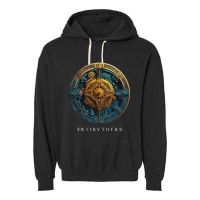 Antikythera Mechanism Greek Computer Ancient Greece Garment-Dyed Fleece Hoodie