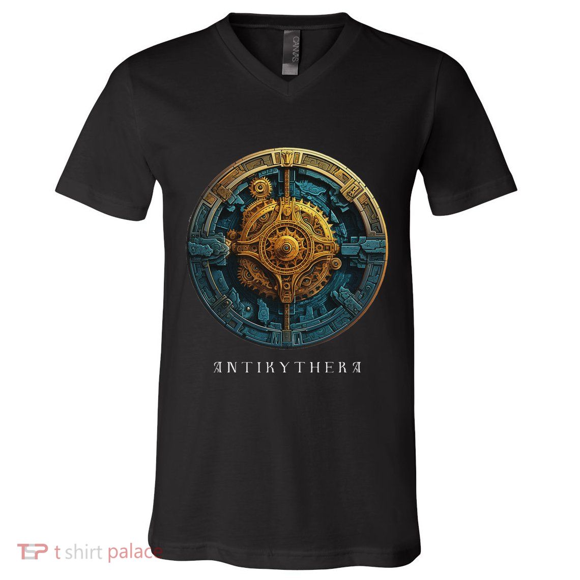 Antikythera Mechanism Greek Computer Ancient Greece V-Neck T-Shirt