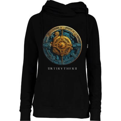 Antikythera Mechanism Greek Computer Ancient Greece Womens Funnel Neck Pullover Hood
