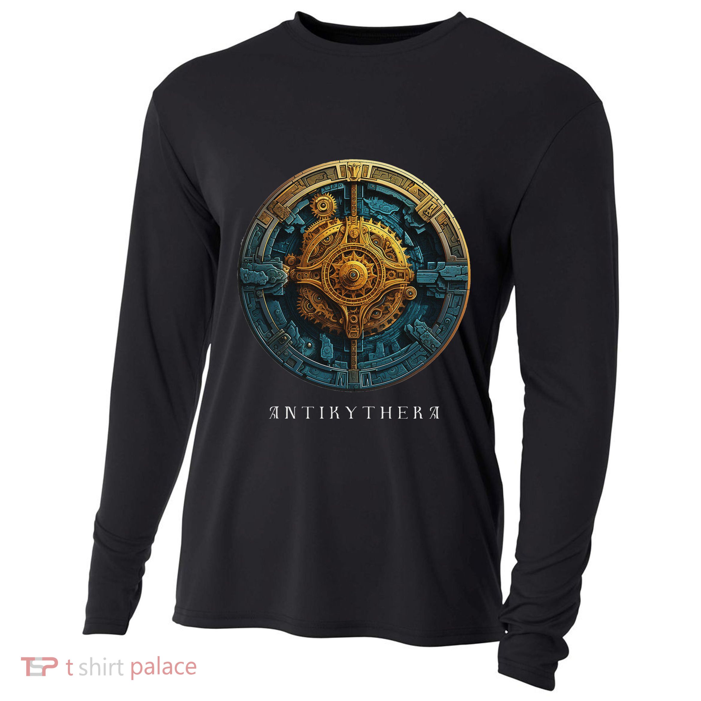 Antikythera Mechanism Greek Computer Ancient Greece Cooling Performance Long Sleeve Crew