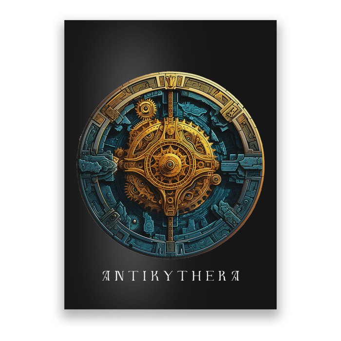 Antikythera Mechanism Greek Computer Ancient Greece Poster