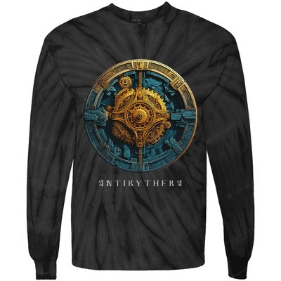 Antikythera Mechanism Greek Computer Ancient Greece Tie-Dye Long Sleeve Shirt