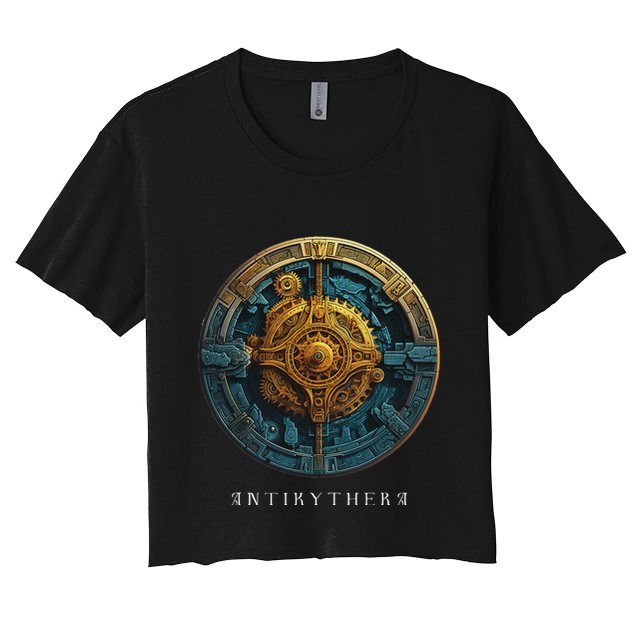 Antikythera Mechanism Greek Computer Ancient Greece Crop Top