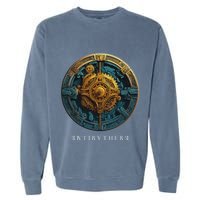 Antikythera Mechanism Greek Computer Ancient Greece Garment-Dyed Sweatshirt