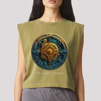 Antikythera Mechanism Greek Computer Ancient Greece Garment-Dyed Women's Muscle Tee