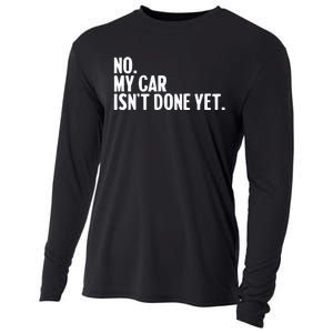 Auto Mechanic Garage Joke For Car Guy Lover Racer Enthusiast Cooling Performance Long Sleeve Crew