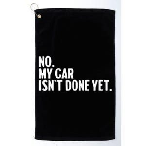 Auto Mechanic Garage Joke For Car Guy Lover Racer Enthusiast Platinum Collection Golf Towel