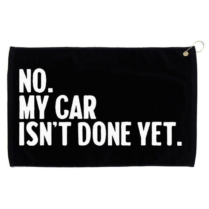 Auto Mechanic Garage Joke For Car Guy Lover Racer Enthusiast Grommeted Golf Towel